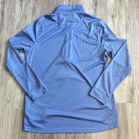 Greg Norman Mens Extra Large Blue 1/4 Zip Pullover Long Sleeve Golf - Picture 2 of 9